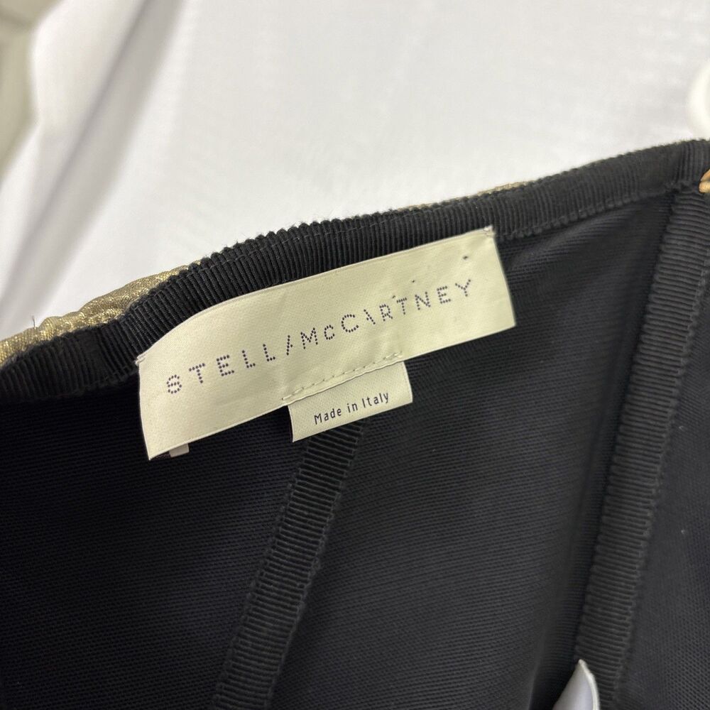 Stella McCartney Sparkle Bow Silk Blend Top Blouse Womens size 40 Party Event - Picture 3 of 10